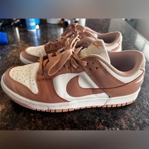 Nike dunk low white/rose whisper